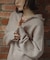Melange Wool Half-Zip Knit