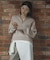 Melange Wool Half-Zip Knit