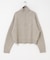 Melange Wool Half-Zip Knit