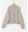 Melange Wool Half-Zip Knit