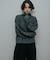 Melange Wool Half-Zip Knit
