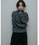 Melange Wool Half-Zip Knit