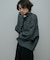 Melange Wool Half-Zip Knit