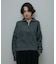 Melange Wool Half-Zip Knit