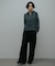 Melange Wool Half-Zip Knit