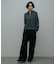 Melange Wool Half-Zip Knit
