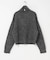 Melange Wool Half-Zip Knit