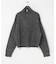 Melange Wool Half-Zip Knit