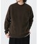 FUR WOOL CREW-NECK KNIT