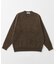 FUR WOOL CREW-NECK KNIT
