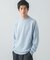 FUR WOOL CREW-NECK KNIT