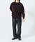 FUR WOOL CREW-NECK KNIT