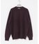 FUR WOOL CREW-NECK KNIT