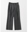 TW CHECK SEMI FLARE PANTS