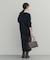 バイカラーニットワンピース