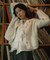 Wool Knit Stole Set Jacket