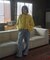 Wool Knit Stole Set Jacket