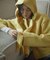Wool Knit Stole Set Jacket