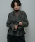 Wool Blend Frill Blouse