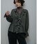 Wool Blend Frill Blouse