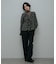 Wool Blend Frill Blouse