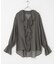 Wool Blend Frill Blouse