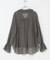 Wool Blend Frill Blouse