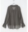 Wool Blend Frill Blouse
