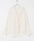 Wool Blend Frill Blouse