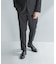 LIFE STYLE TAILOR　ウールライクツイルコンフォータブルパンツ