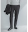 LIFE STYLE TAILOR　ウールライクツイルコンフォータブルパンツ