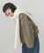 シンプルリブニットマフラー