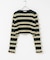OPEN SESAME CLUB　MULTI BORDER CROPPED TOP