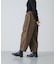 コットンチェッククロップドパンツ