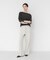 VELOUR BORDER 2WAY TOPS