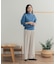 『WEB／一部店舗限定カラー』ボトルネックKNITプルオーバー