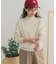 『WEB／一部店舗限定カラー』ボトルネックKNITプルオーバー