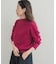 『WEB／一部店舗限定カラー』ボトルネックKNITプルオーバー
