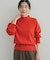 『WEB／一部店舗限定カラー』ボトルネックKNITプルオーバー