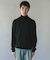 タートルネック カシミヤブレンドロングスリーブニット