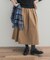 ピーチタッチタフタボリュームスカート
