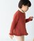 Solii+Sola　KNIT FRILL CARDIGAN(KIDS)