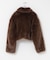Teya　Cocoon Faux Fur Jacket
