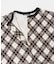 mizuiro ind　ARGYLE PRINT CARDIGAN