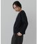 『洗濯可』ダブルネックレイヤードヘンリーネックセーター