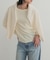ハイツイストコットンロングスリーブTシャツ