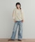 ハイツイストコットンロングスリーブTシャツ