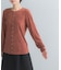 トリアセテート混ピーチタッチプルオーバー