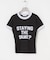 Teya　Flock Letter Ringer T-shirts