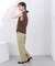 センタープレスWIDEストレートパンツ